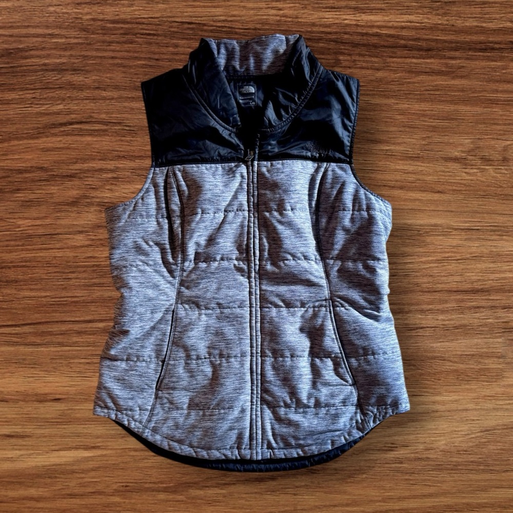 The North Face PSEUDIO Black and Gray Vest